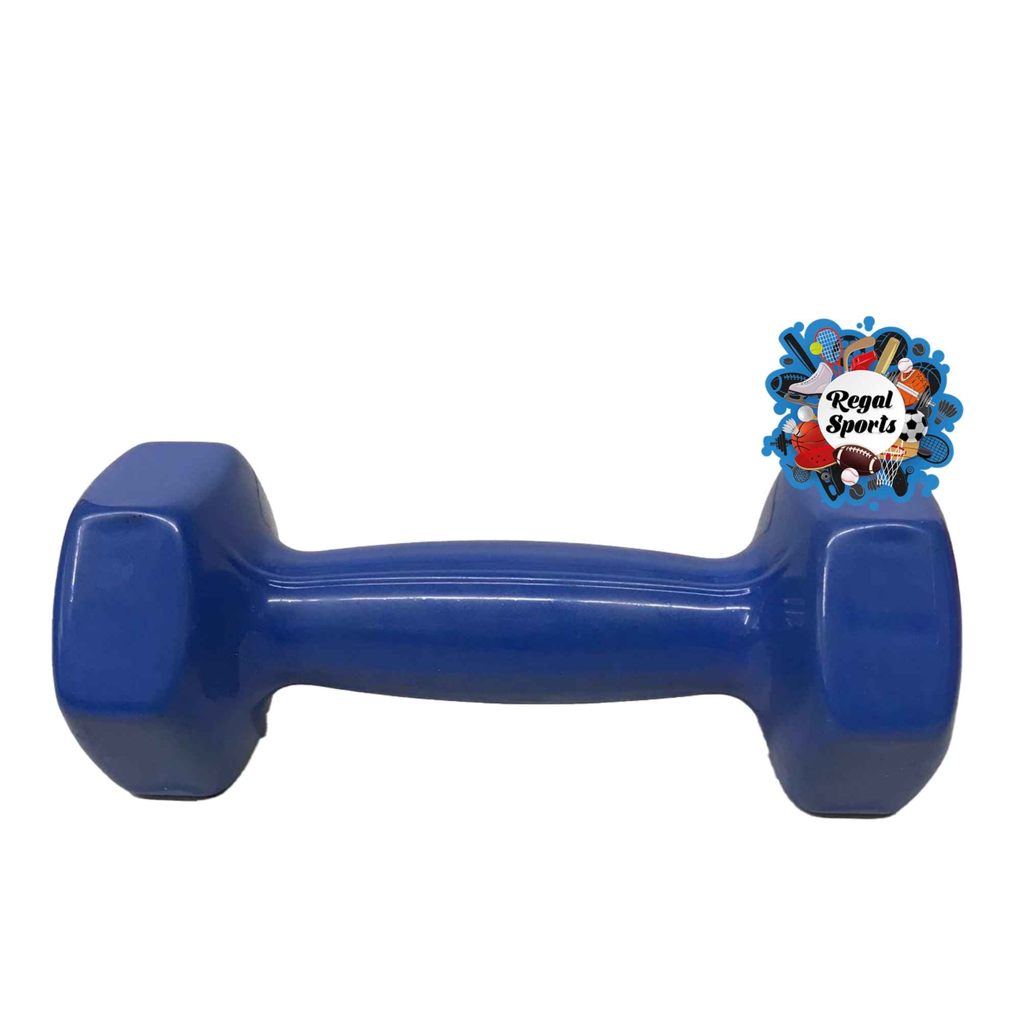 Picture of 2kg vinyl dumbbell - 1 PC - Blue