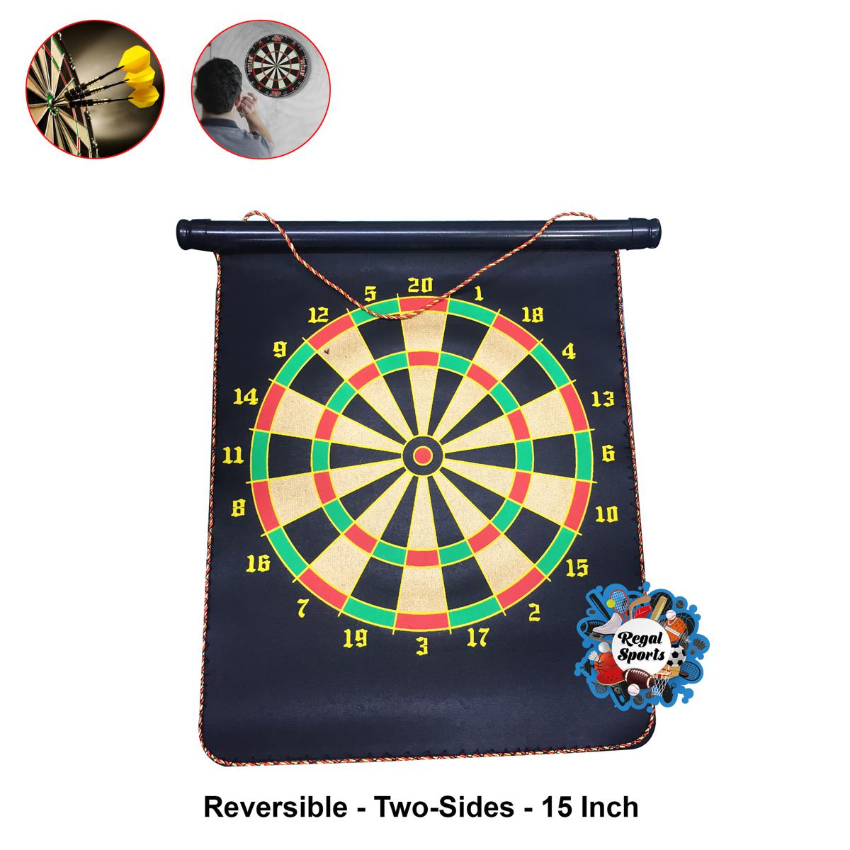 Picture of Magnet Dart Board - Reversible Dart Board Two-Sides - 15" - Multicolor