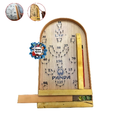 Picture of Bagaduli Board Game - Medium - 17.5 by 9 inch - Gold