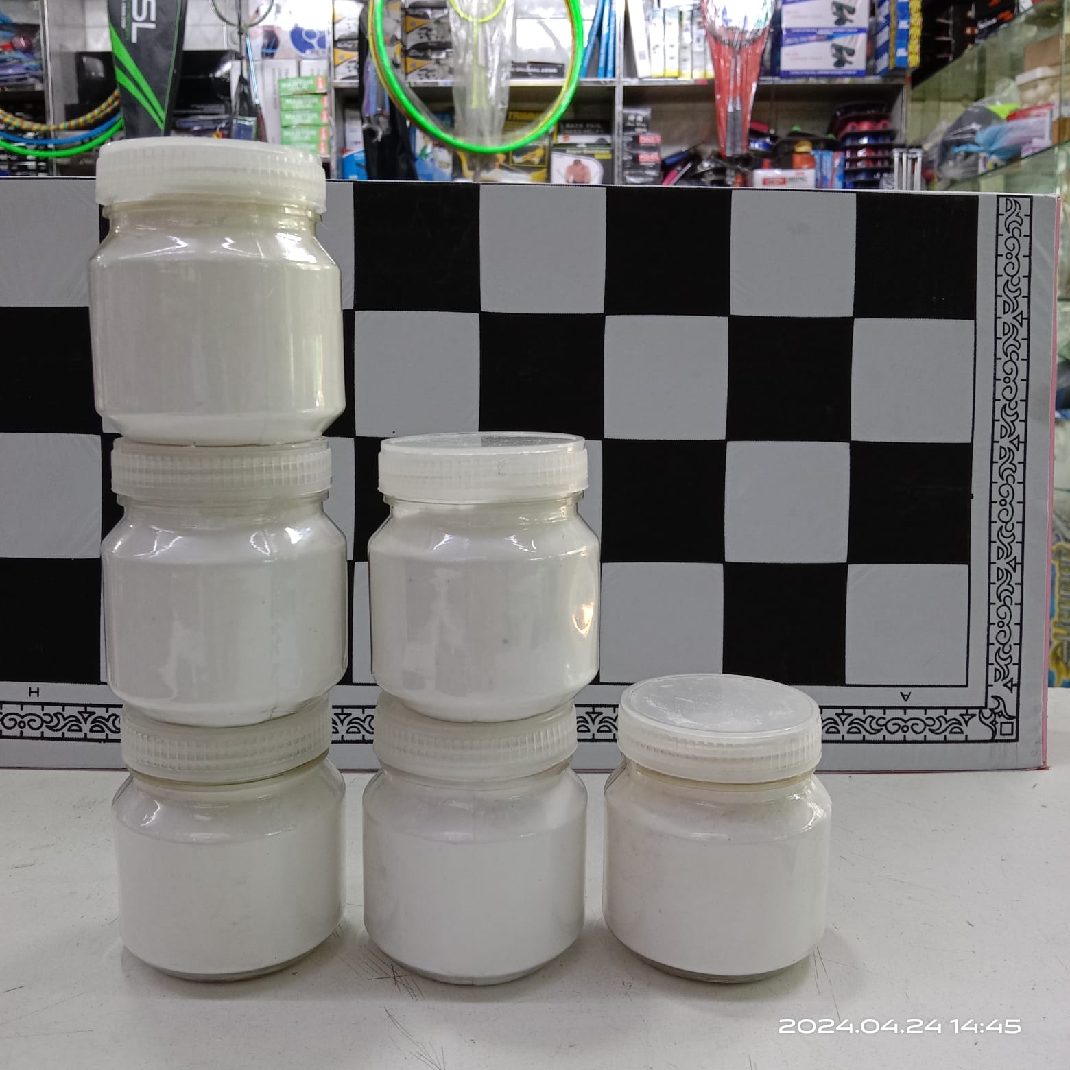 Picture of Carrom Board Boric Powder -  Bottle - 1 pcs - White