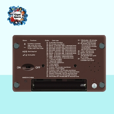 Picture of Chess Clock Timer - Digital Chess Clock - PQ9903A - Maroon