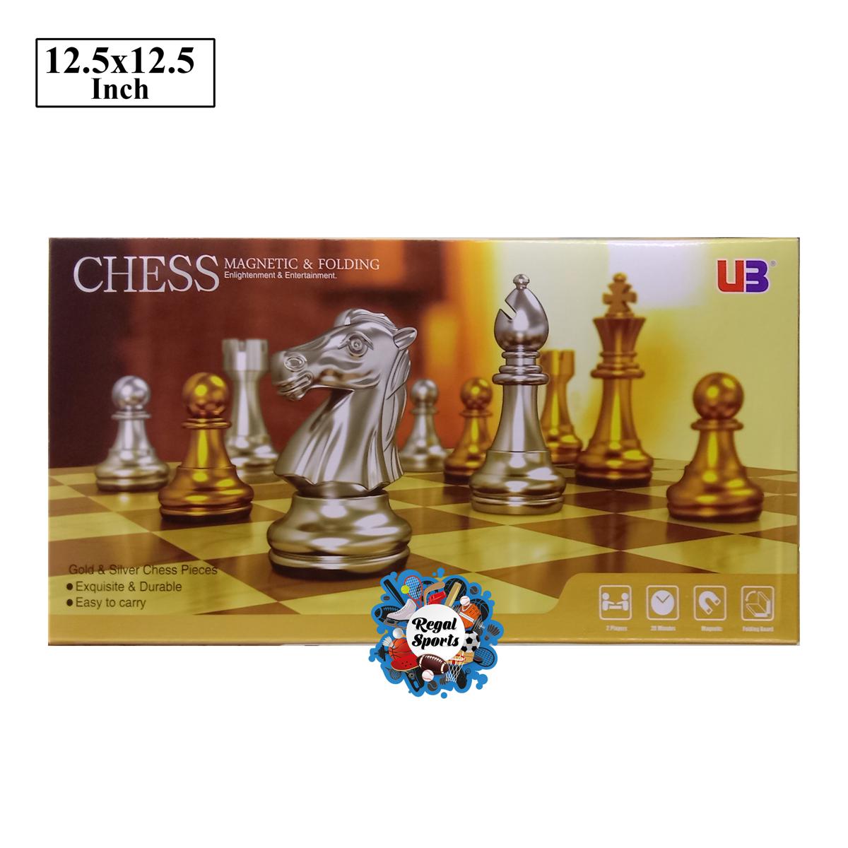 Picture of Chess Board - Magnetic & Folding - 4812-A - 12.5 inch - Multicolor