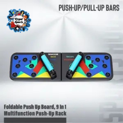Picture of Foldable Push Up Board, 9 In 1 Multifunction Push-Up Rack - Multicolor