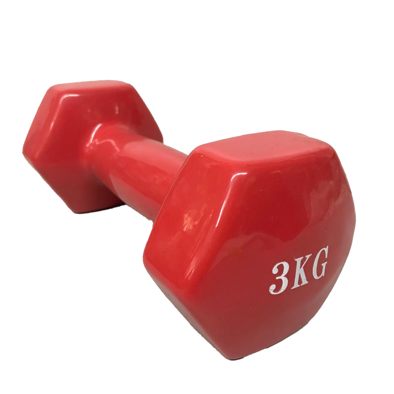 Picture of Premium Quality 3kg Vinyl Dumbbell 1 pcs - Red