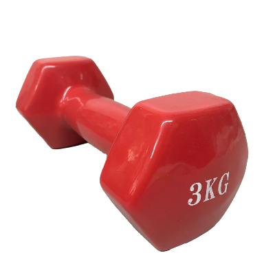 Picture of Premium Quality 3kg Vinyl Dumbbell 1 pcs - Red