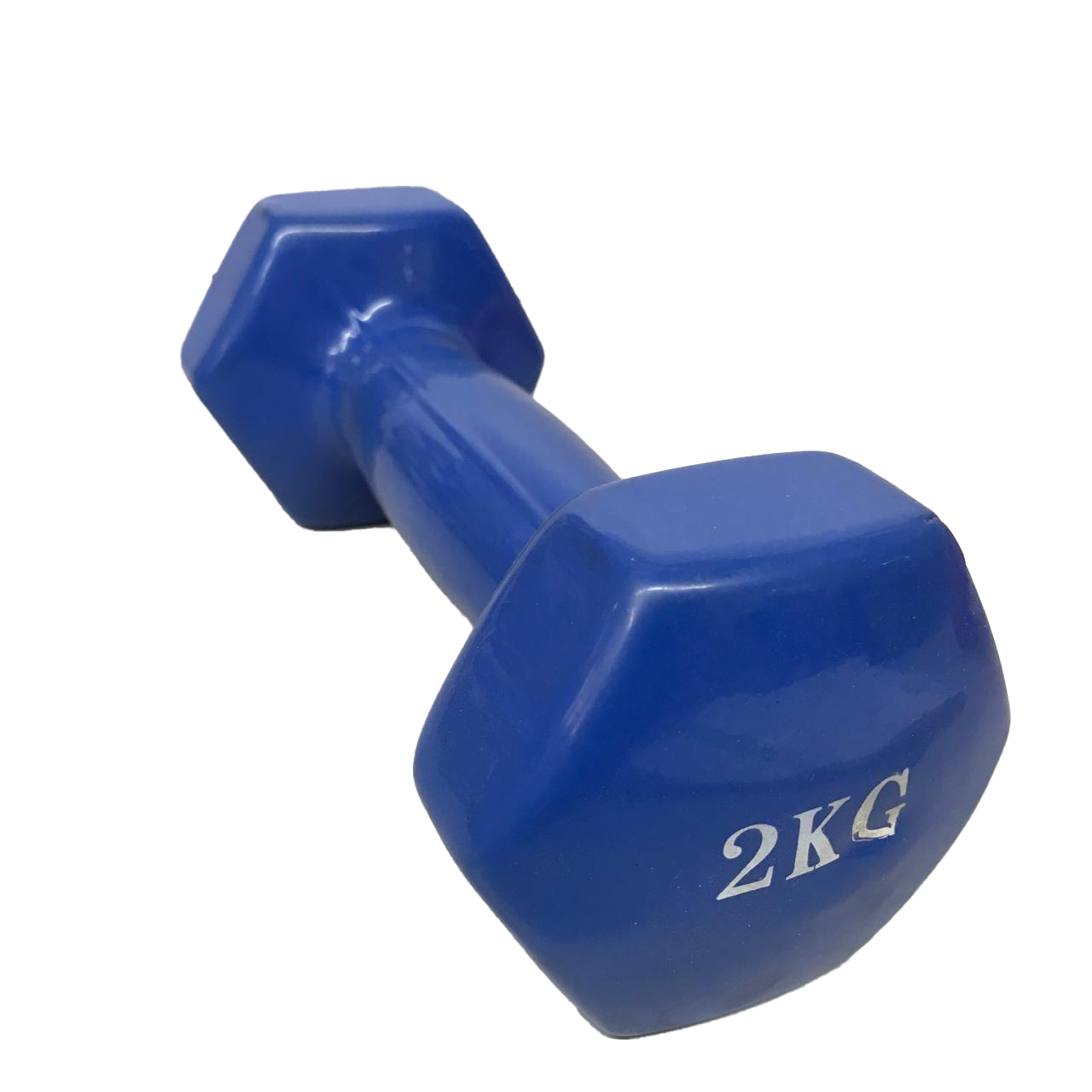 Picture of 2kg vinyl dumbbell - 1 PC - Blue