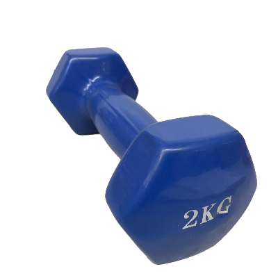 Picture of 2kg vinyl dumbbell - 1 PC - Blue