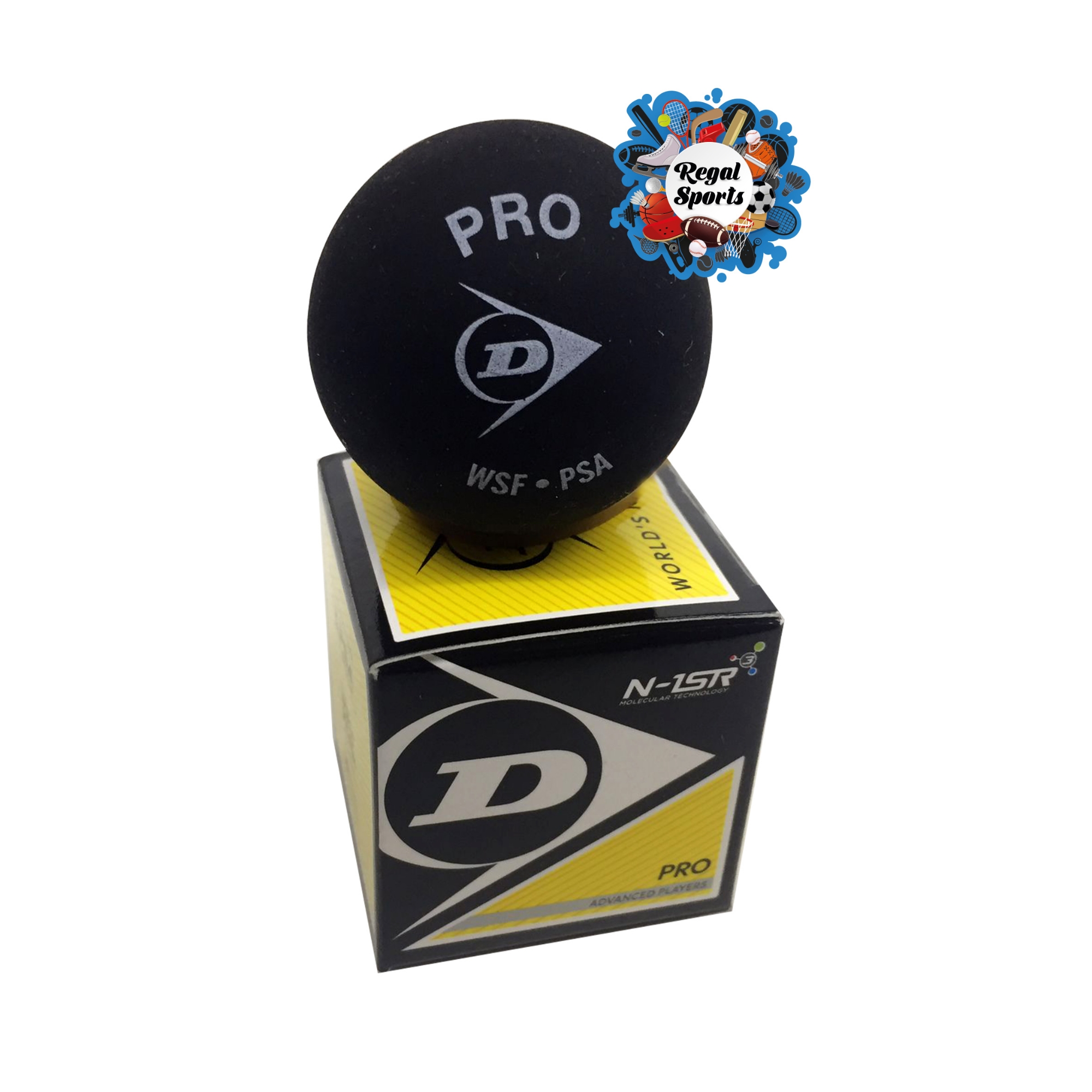 Picture of Squash Ball - Dunlop - Racket Sports - Black