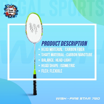 Picture of Badminton Racket - Wish - Fire Star 780