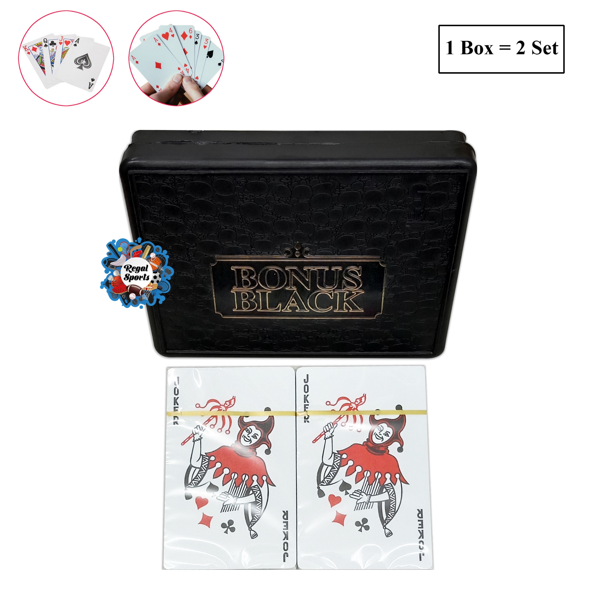 Picture of Card Game (Bonus) For Family Fun! (Tash Card) - 2 PCS - Plastic Card - Multicolor