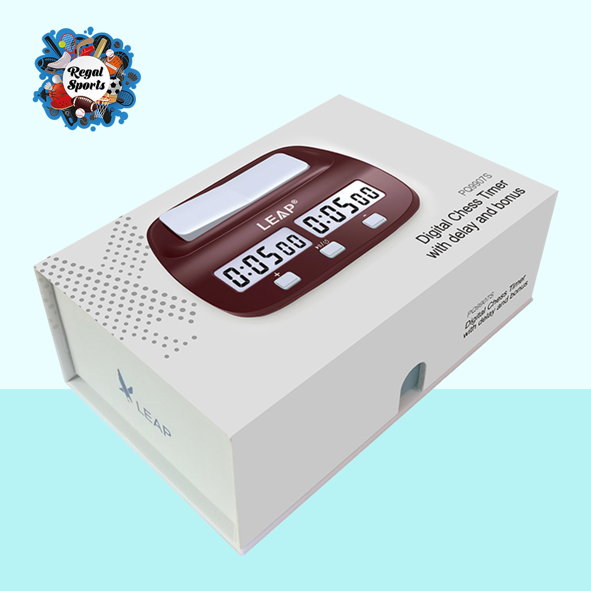 Picture of Chess Clock Timer - Digital Chess Clock - PQ9907S - Maroon