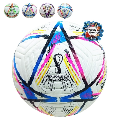 Picture of Football - Qatar Special Club Ball - Size-5 - Blue - Multicolor