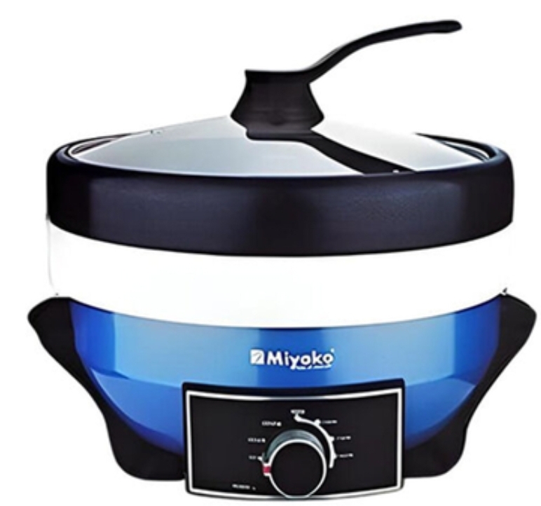 Picture of 8 Liter Miyako 2 Pot Electric Curry Cooker MC-800D | Miyako Electric Korai | Miyako Electric Multifunction Cooker | 1800 Watt