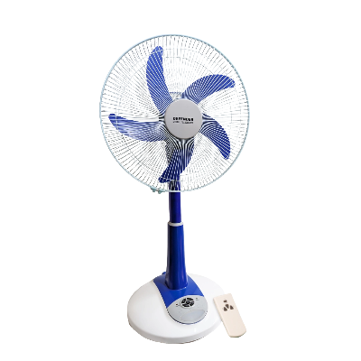 Picture of Defender TS-2986HRS  Remote Control Rechargeable Fan AC-DC with LED Multi-Function - 16 Inch - Blue