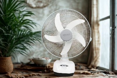 Picture of Defender KN-2916 China Fittings Rechargeable Fan AC/DC with LED Multi-Function - 16"