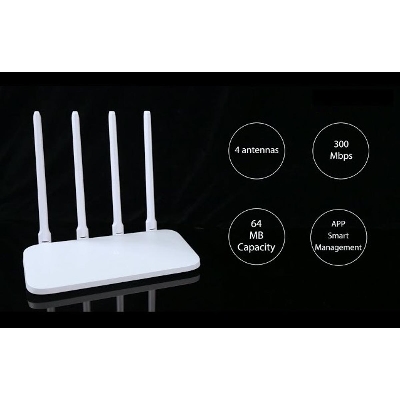 Picture of Mi WiFi Router 4C 300Mbps 4 Antennas - White ( Multicolor )