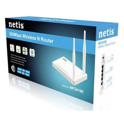 Picture of NETIS WF2419E 300MBPS WIRELESS N ROUTER 2 ANTENNA ( White )