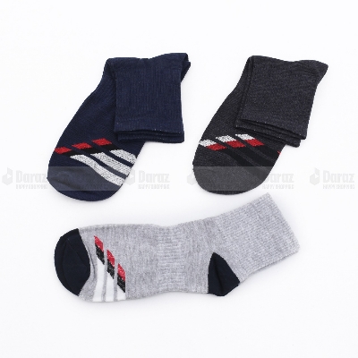 Picture of 3 Pairs Men’s Merino Wool Ankle Socks – All Season Comfort & Durability ( Multicolor )