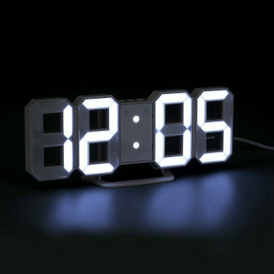 Picture of LED Digital Alarm Clock Wall Hanging Clock Wall clock Home décor