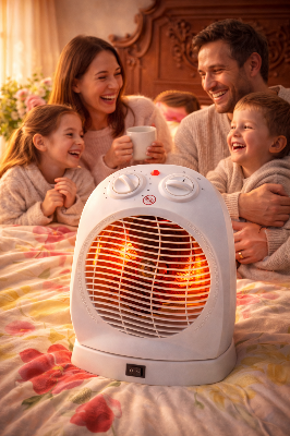 Picture of Electric Fan Heater 2000W | Portable Room Heater for Winter ( White )