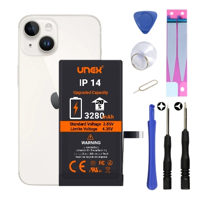 Picture of IPHONE 14 Battery Replacement for iphone 14 High Capacity Li-ion Polymer Battery Long lasting Backup.