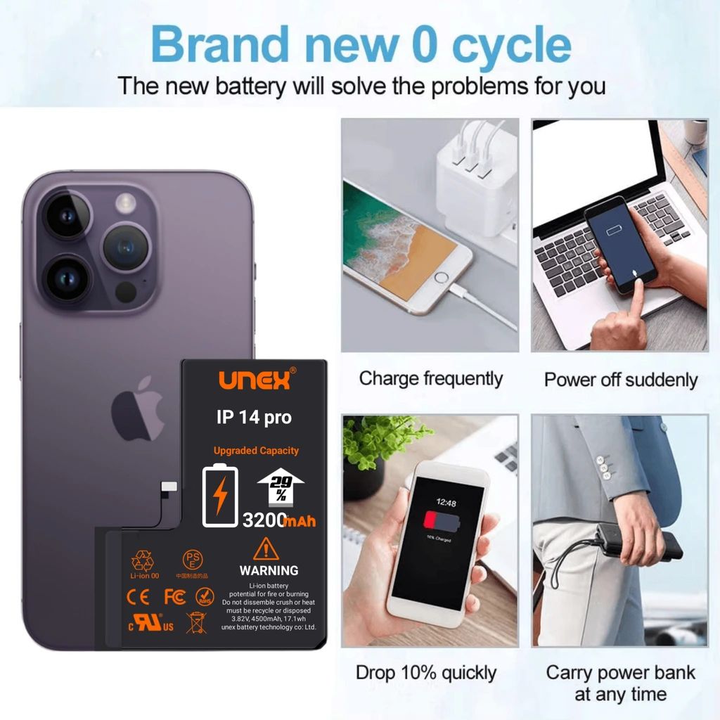 Picture of IPHONE 12 Pro Battery Replacement for iphone 12 Pro High Capacity Li-ion Polymer Battery Long lasting Backup.