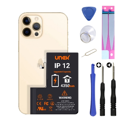 Picture of IPHONE 12 Battery Replacement for iphone 12 High Capacity Li-ion Polymer Battery Long lasting Backup.