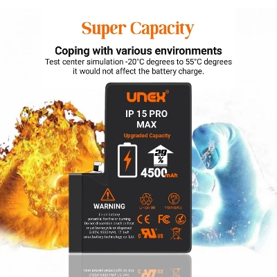 Picture of IPHONE 14 Pro Max Battery Replacement for iphone 14 Pro Max High Capacity Li-ion Polymer Battery Long lasting Backup.