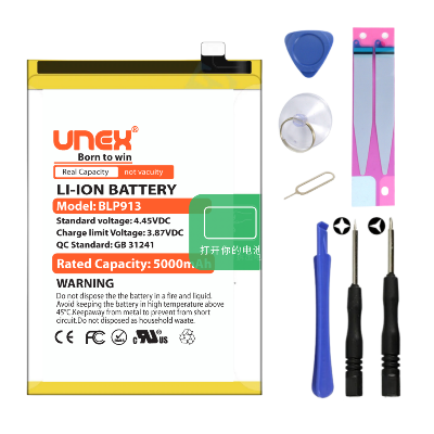 Picture of OPPO K9X,BLP913 Battery Replacement for High Capacity Li-ion Polymer Battery Long lasting Backup.