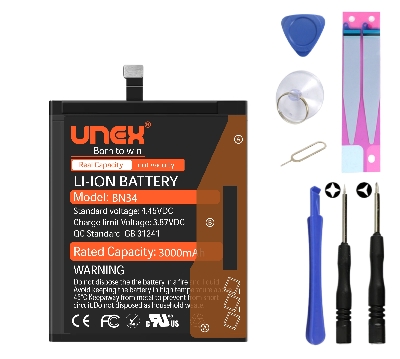 Picture of REDMI REDMI 5A,BN34 Battery Replacement for Redmi REDMI 5A High Capacity Li-ion Polymer Battery Long lasting Backup.