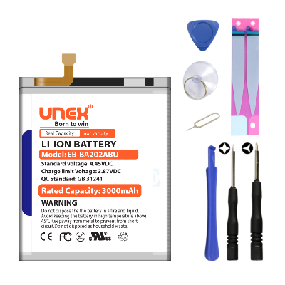 Picture of SAMSUNG A20E,A10E Battery Replacement for Samsung EB-BA202ABU High Capacity Li-ion Polymer Battery Long lasting Backup.