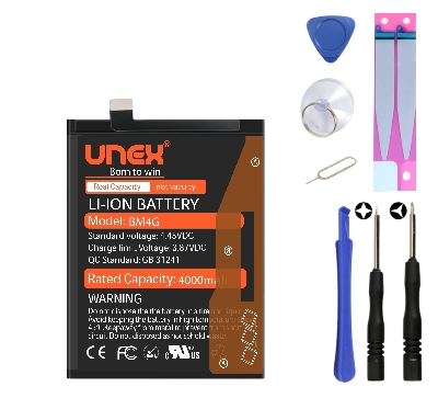 Picture of REDMI MI 9T, BM4G Battery Replacement for Redmi MI 9T High Capacity Li-ion Polymer Battery Long lasting Backup.