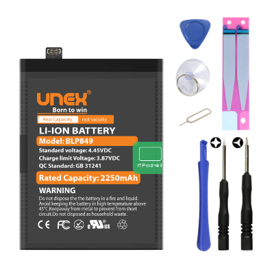 Picture of OPPO Realme GT 5G,BLP849 Battery Replacement for OPPO Realme GT 5G High Capacity Li-ion Polymer Battery Long lasting Backup.