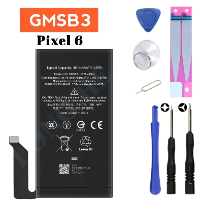 Picture of PIXEL 6,GMSB3 Battery Replacement for PIXEL 6 High Capacity Li-ion Polymer Battery Long lasting Backup.