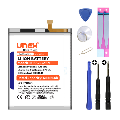 Picture of SAMSUNG EB-BA205ABN Battery Replacement for Samsung EB-BA205ABN High Capacity Li-ion Polymer Battery Long lasting Backup.