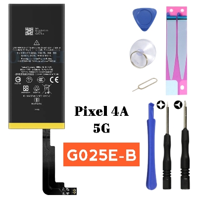 Picture of PIXEL 4A 5G,G025E-B Battery Replacement for PIXEL 4A 5G High Capacity Li-ion Polymer Battery Long lasting Backup.