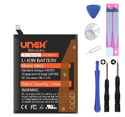 Picture of REDMI MI 5S PLUS,BM37 Battery Replacement for Redmi MI 5S PLUS High Capacity Li-ion Polymer Battery Long lasting Backup.