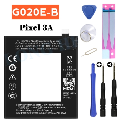 Picture of PIXEL 3A,G020E-B Battery Replacement for PIXEL 3A High Capacity Li-ion Polymer Battery Long lasting Backup.