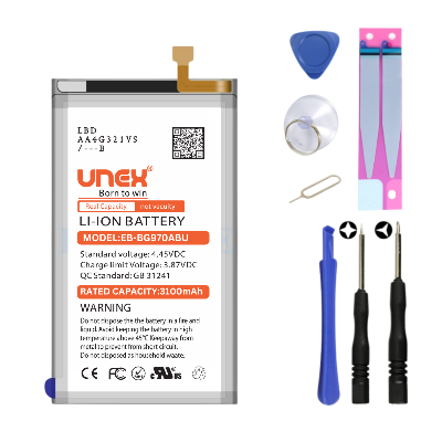 Picture of SAMSUNG S10E Battery Replacement for Samsung EB-BG970ABU High Capacity Li-ion Polymer Battery Long lasting Backup.