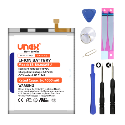 Picture of SAMSUNG EB-BA205ABU Battery Replacement for EB-BA205ABU High Capacity Li-ion Polymer Battery Long lasting Backup.