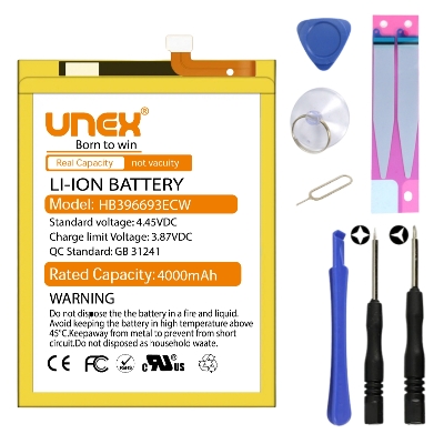 Picture of HUAWEI HB396693ECW Battery Replacement for HUAWEI MATE 8 High Capacity Li-ion Polymer Battery Long lasting Backup.