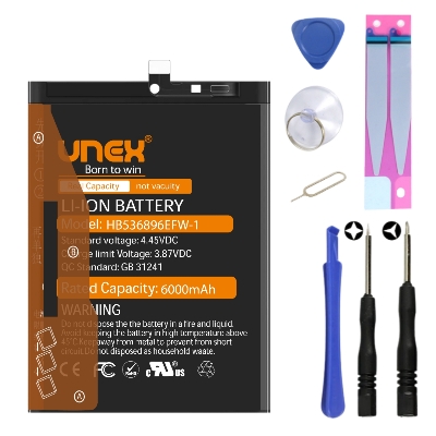 Picture of HUAWEI HB536896EFW-1 Battery Replacement for HUAWEI NOVA Y70 High Capacity Li-ion Polymer Battery Long lasting Backup.