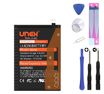 Picture of REDMI NOTE 12 PRO+,REDMI NOTE 12 PRO+ 5G Battery Replacement for Redmi REDMI BN5M High Capacity Li-ion Polymer Battery Long lasting Backup.