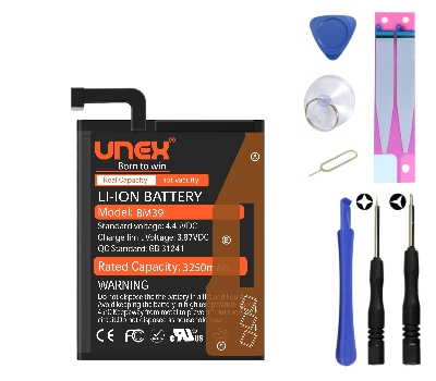 Picture of REDMI MI 6, BM39 Battery Replacement for Redmi MI 6 High Capacity Li-ion Polymer Battery Long lasting Backup.