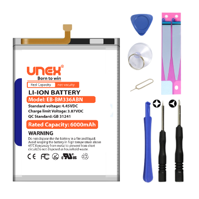 Picture of SAMSUNG M33 5G,M13 4G,F13 Battery Replacement for Samsung EB-BM336ABN High Capacity Li-ion Polymer Battery Long lasting Backup.