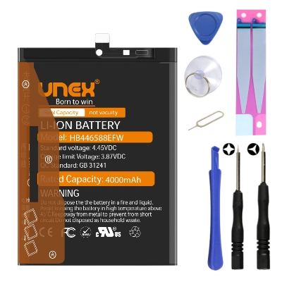 Picture of HUAWEI HB446588EFW Battery Replacement for HUAWEI HB446588EFW High Capacity Li-ion Polymer Battery Long lasting Backup.