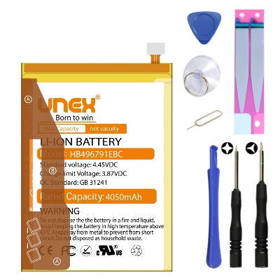 Picture of HUAWEI HB496791EBC Battery Replacement for HUAWEI MATE 1,MATE 2 High Capacity Li-ion Polymer Battery Long lasting Backup.