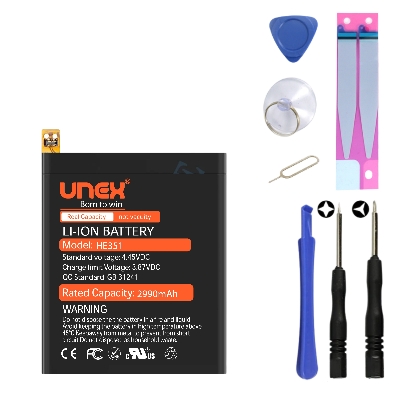 Picture of NOKIA 3.1, HE351 Battery Replacement for NOKIA 3.1 High Capacity Li-ion Polymer Battery Long lasting Backup.