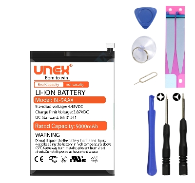 Picture of INFINIX HOTE 8, HOTE 8 LITE, HOTE 9 PRO, NOTE 7 LITE, HOTE 10 LITE, SMART 5 Battery Replacement for INFINIX BL-5AAX High Capacity Li-ion Polymer Battery Long lasting Backup.