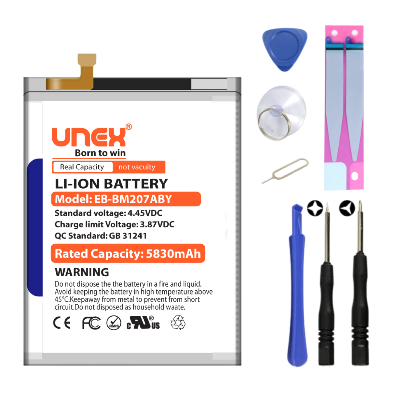 Picture of SAMSUNG M30S,M31,M315,M307,M21,M21S,M20S,M12 INDIA,F12 Battery Replacement for Samsung EB-BM207ABY High Capacity Li-ionPolymer Battery Long lasting Backup.
